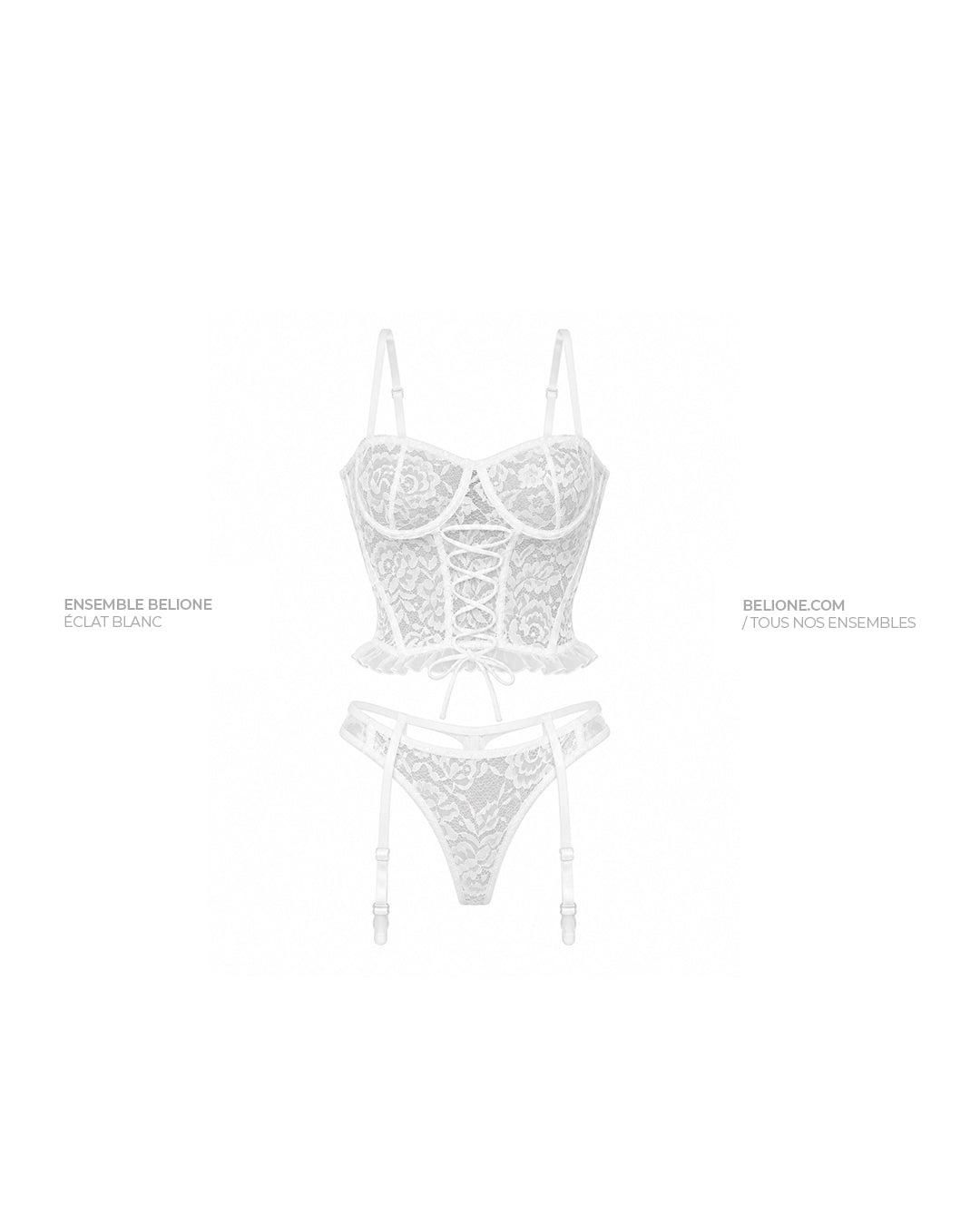 BELIONE - ensemble blanc