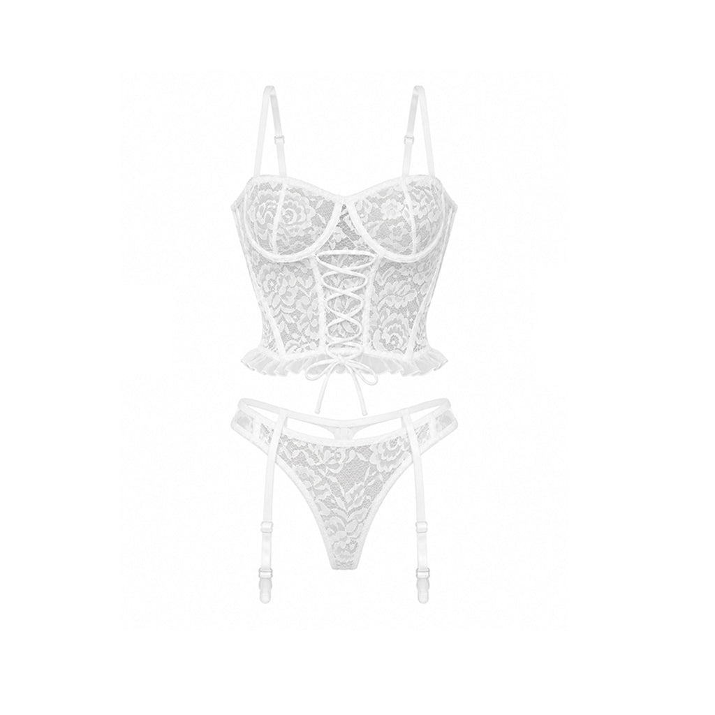 Ensemble lingerie blanc BELIONE
